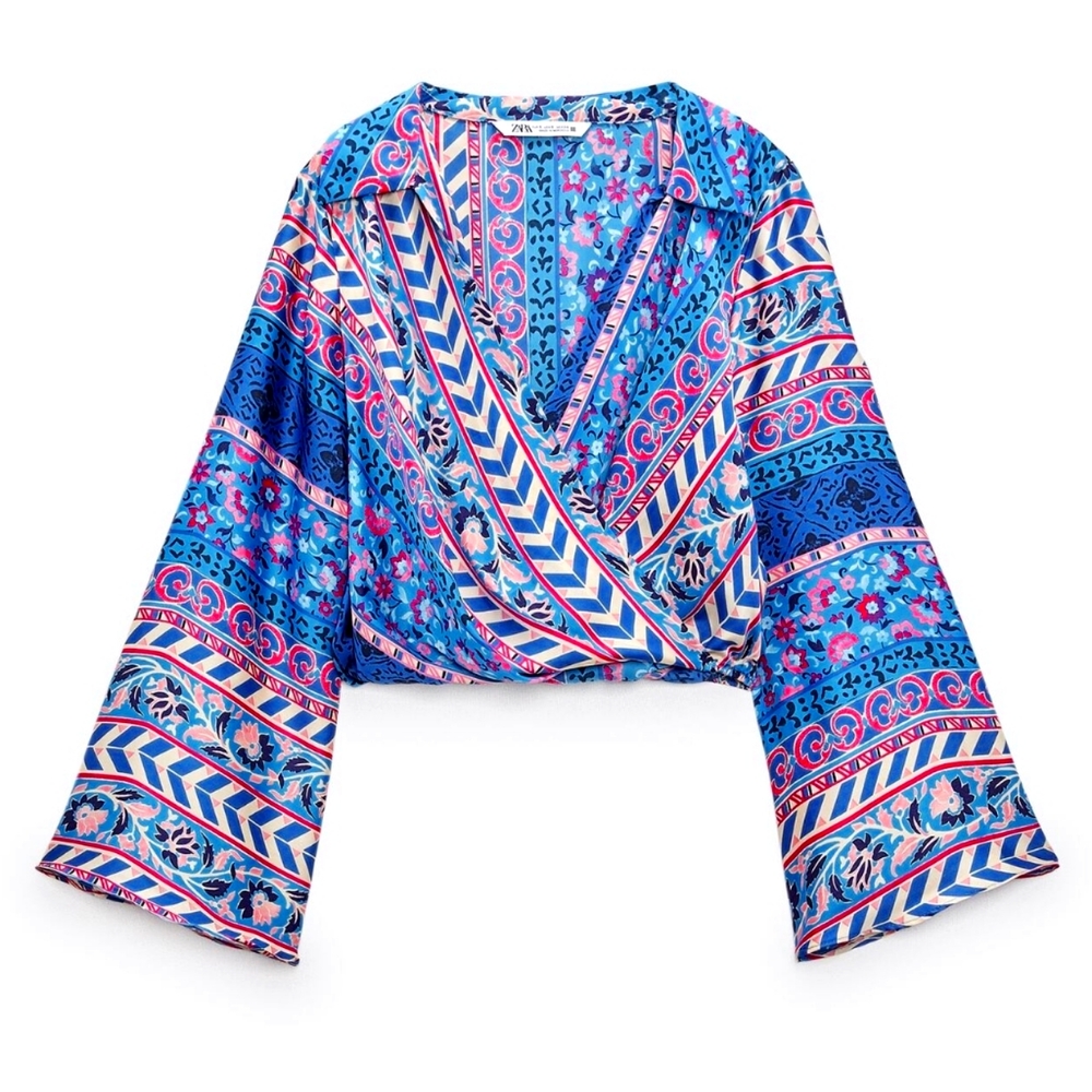NEW💖💖ZARA PRINTED STAIN Shirt 👕 😍 ❤️ ♥️ 💕NEW WITH TAGS